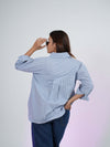 Santorini Stripes V-Neck Shirt