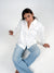 Pearl White V-Neck Shirt