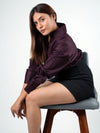 Regal Wine Satin Shirt