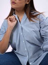 Santorini Stripes V-Neck Shirt