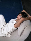 The Muse Ivory Linen Co-ord Set