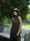 Roma Halterneck Green Linen Co-ord Set