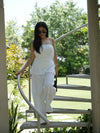 Signature Peplum White Linen Co-ord Set