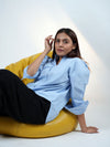 French Sky V-Neck Shirt