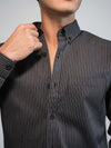 Black and White Stripes Shirt