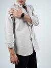 Subtle Beige Cotton Oxford Shirt