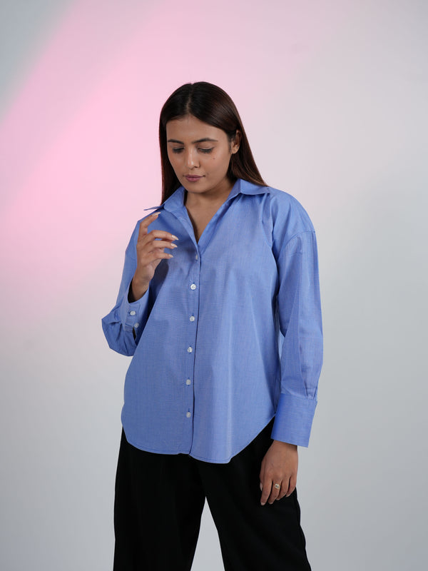 Royal Blue V-Neck Shirt