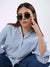 Santorini Stripes V-Neck Shirt