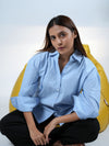 French Sky V-Neck Shirt