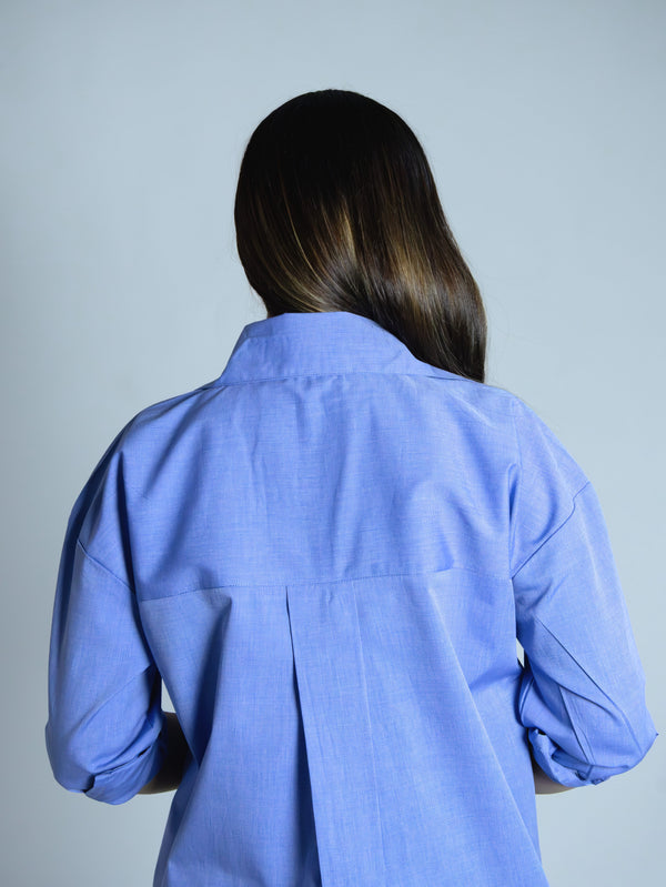 Royal Blue V-Neck Shirt