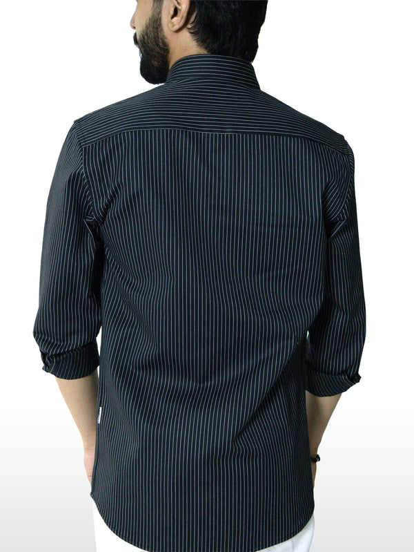 Black and White Stripes Shirt