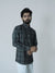Charcoal Grey Signature Twill Checks Shirt