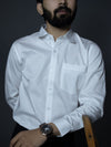 Premium Scented White Cotton Satin Shirt